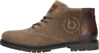 Bugatti Barrack Enkellaarsjes - Heren - Veterlaarzen - Bruin - 45 EU - Schoenen