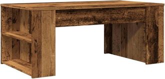 vidaXL Vidaxl - Mesa De Centro Madera Ingenier&iacute;a Madera Envejecida 102x55x42 Cm
