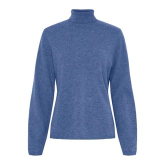 BTF-CPH Karin Dolcevita - - Knitwear - Donna - Blu - L