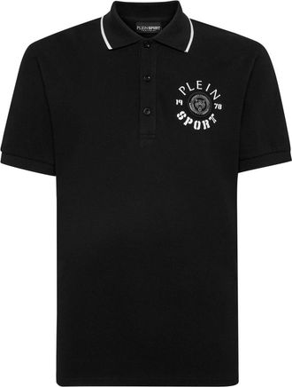 Plein Sport Polo Shirt - Heren - Fitness - Zwart - XS - Katoen - Fitness