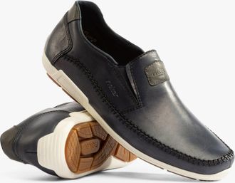 Rieker 09053-14 Mens Shoes Blue - Size UK 8