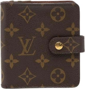 Louis Vuitton Pre-owned Wallets, female, Brown, Size: ONE SIZE Pre-owned Monogram Canvas Wallet