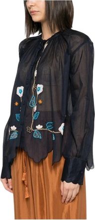 Forte_Forte Blouses, female, Blue, Size: S My Shirt