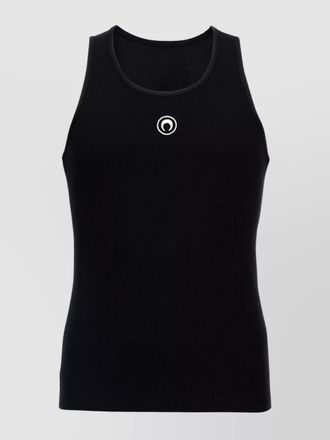 Marine Serre ribbed tank top