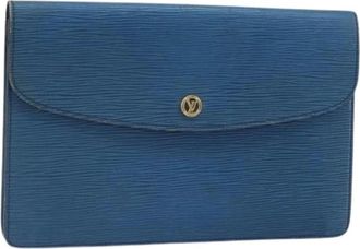 Louis Vuitton Pre-owned Clutches, female, Blue, Size: ONE SIZE Pre-owned Vintage Clutch