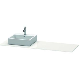 Duravit Consola Duravit Xsquare 16x1600x550mm Con Recorte Recto Blanco Brillante