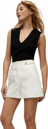 Veronica Beard Sid Sleeveless Pullover Top In Black