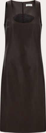 Ferragamo Women Nappa dress Brown