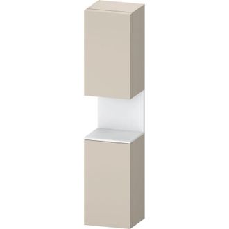 Duravit Qatego Armario Alto, Puerta Bisagra Izquierda, - Duravit