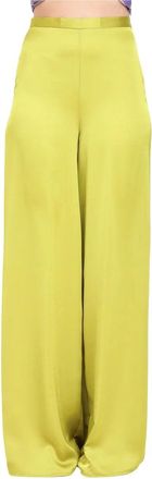 Simona Corsellini Simona Corsellini Green Polyester Trousers