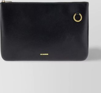 Jil Sander soft tangle leather crossbody bag