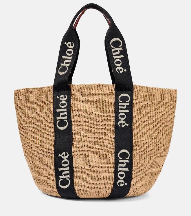Chlo&eacute; Woody Large basket bag