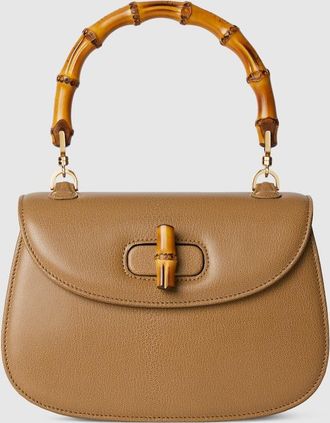 Gucci Bamboo 1947 Small Bag, Beige, Leather