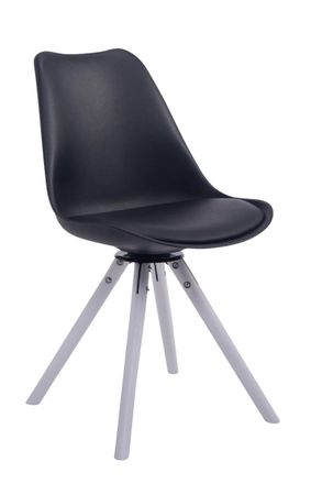 Clp Silla Para Visitas Troyes Rund Negro Blanco