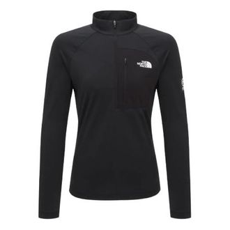 The North Face Batura Long Sleeve Zip-up T-Shirt Asia Sizing Black NT7LR00A