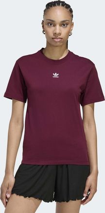adidas T-Shirt ADIDAS ORIGINALS ADICOLOR ESSENTIALS REGULAR, Damen, Gr. XL, maroon, Obermaterial: 100% Baumwolle, Rundhals, Shirts T-Shirt