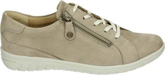 Hartjes Sportieve Lage Damesschoenen Taupe Nubuck - Dames - Sneakers - Beige - 36 EU - Schoenen
