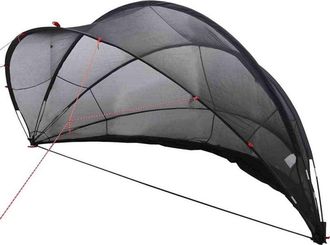 vidaXL C&uacute;pula Para Piscina Manual Negro 405 X 405 X 192 Cm Vidaxl