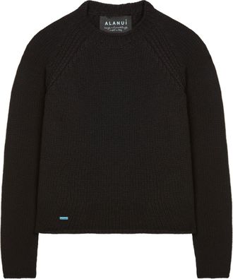 Alanui cashmere-cotton jumper - Black