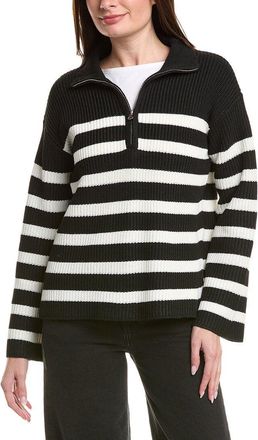 English Factory Wool-Blend 1/2-Zip Sweater
