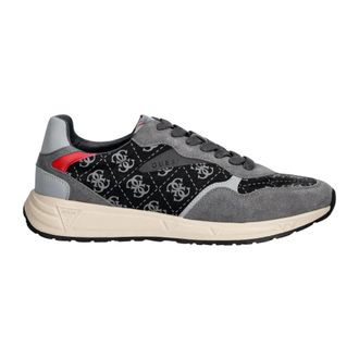 Guess Schoenen, Heren, Grijs, 45 EU, Leer, Aria Sneakers