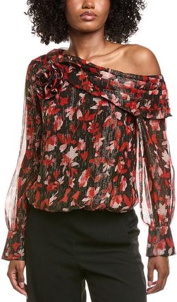 Ramy Brook Maylien Silk-Blend Top