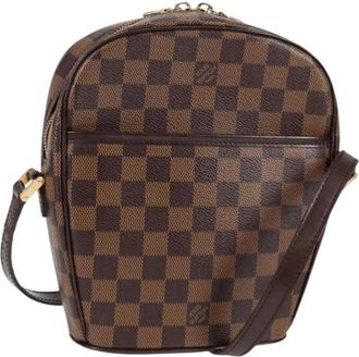 Louis Vuitton Pre-owned Cross Body Bags, female, Brown, Size: ONE SIZE Pre-owned Vintage Canvas Cross Body Bag