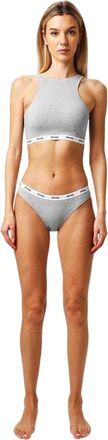 Lonsdale Dames/Dames Katoenen Sportbeha (Grijze Mergel)