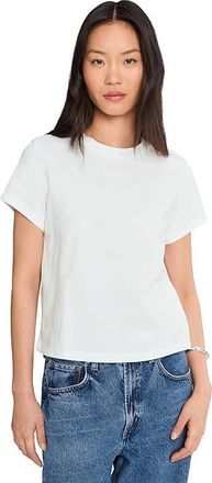 Sanctuary Timeless T-Shirts Womens Clothing White : SM (US 4-6), Cotton