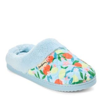 Dearfoams Libby Quilted Terry Clog Slipper in Blue Wash at Nordstrom, Size X-Large