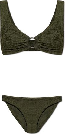 Hunza G Donna, Costumi da bagno, Verde, Taglia unica, new