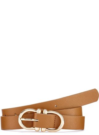 Lascana H&uuml;ftg&uuml;rtel LASCANA Hoseng&uuml;rtel, Damen, Gr. 100, braun (camelfarben), Lederimitat, G&uuml;rtel H&uuml;ftg&uuml;rtel, mit modischer Schnalle VEGAN, G&uuml;rtel, Jeansg&uuml;rtel