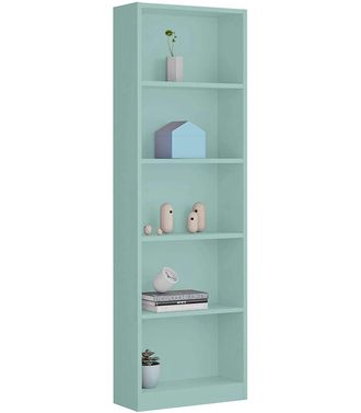 F.R.S. Frs - Estanteria Seis Baldas Children En Verde 180 Cm(alto)52 Cm(ancho)25 Cm(fondo)