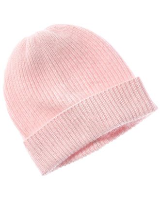 Sofiacashmere Sofiacashmere Brushed Cashmere Chunky Rib Hat