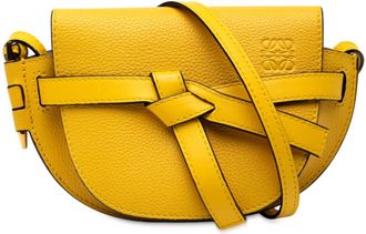 Loewe Pre-owned Loewe Mini Leather Gate Crossbody Ladies 261838