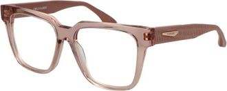 Trussardi Glasses, female, Pink, Size: ONE SIZE Elegant Cat-Eye Glasses Frame