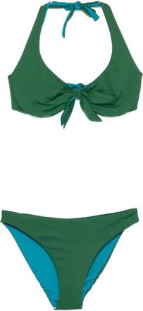 Fisico Badmode, Dames, Groen, S, Omkeerbare Driehoek Bikini
