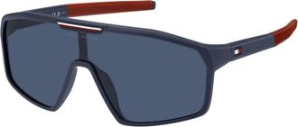 Tommy Hilfiger Accessoires, Heren, Blauw, ONE Size, TH 2357/S Pjp(Ku) Zonnebril