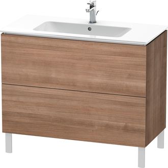 Duravit Duravit L-cube Vanity Unit Vertical, Anchura 1020mm, Profundidad 481mm, 2 Extra&iacute;bles, Adecuado Para M&iacute; Por Starck Art&iacute;culo 233610, Color: Cerezo Del T