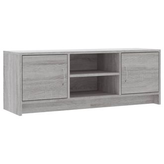 vidaXL Vidaxl - Mueble Para Tv Madera De Ingenier&iacute;a Gris Sonoma 102x30x37,5 Cm