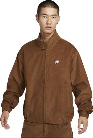 Nike Sportswear Club Corduroy Harrington Jacket Asia Sizing Light British Tan FZ0632-281