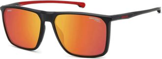 Carrera Sportieve zonnebril met platte bovenkant design - unisex - Zonnebrillen - Zwart - 59 MM - Accessoires