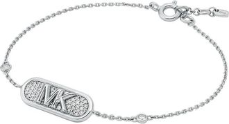 Michael Kors Premium Armband met Zirkonia - Dames - Armbanden - Grijs - ONE Size - Accessoires
