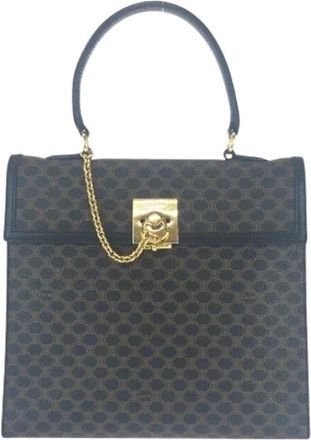 Celine Pre-owned Handbags, female, Brown, Size: ONE SIZE Pre-owned Vintage Plastic Handbag
