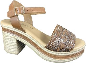 Pitillos 30210 High Heel Sandal - Dames - Sandalen met hakken - Bruin - 38 EU - Schoenen
