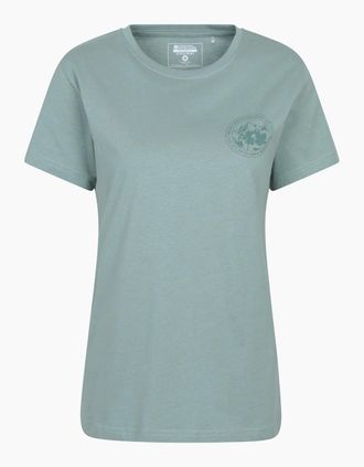 Mountain Warehouse Womens Mountain Warehouse Womens/Ladies Mountain Relaxed Fit T-Shirt - Green - Size: 12