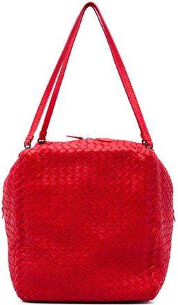 Bottega Veneta Pre-owned Bottega Veneta Nappa Intrecciato Cube Shoulder Bag Ladies 863173FXDRNS68J2