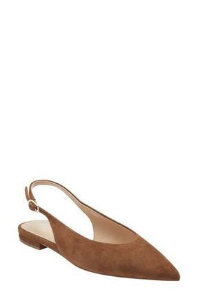 Marc Fisher Grissy Slingback Flat in Dark Natural at Nordstrom Rack, Size 6