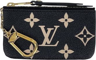 Louis Vuitton Beige Black Noir Monogram Empreinte Coin Purse/Coin Case (Pre-Owned)