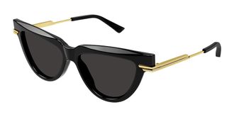 Bottega Veneta BV1265S 001 Womens Sunglasses Black Size 54